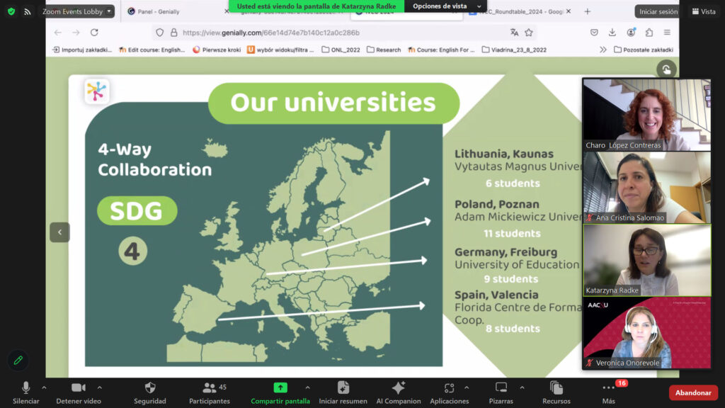 Florida Universitària presenta su participación en Erasmus+ BIP en el IVEC 2024