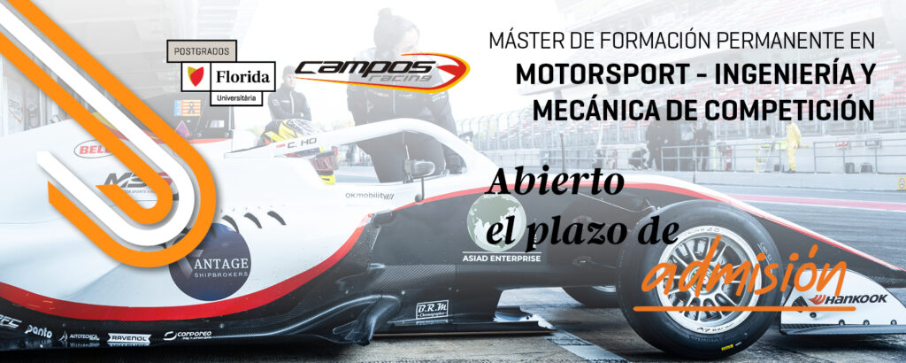 Florida Universitària y Campos Racing presentan las novedades del Máster en Motorsport